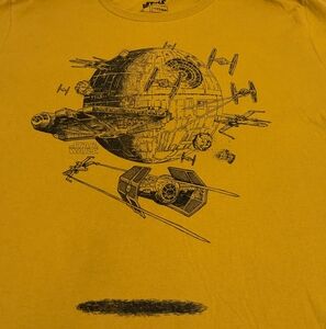 Star Wars Death Star Gold T-Shirt XL